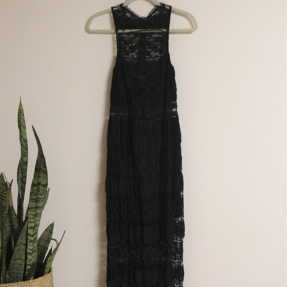 Lace Boho Maxi Dress